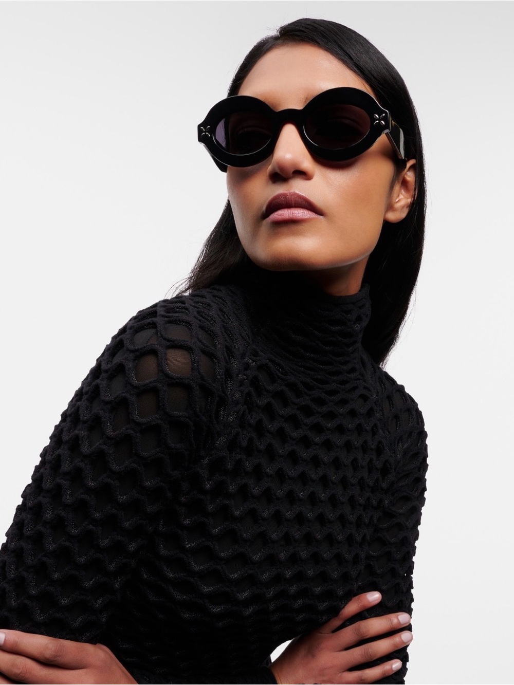 Alaïa Round Sunglasses